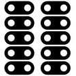 For Vivo Y85 10pcs Back Camera Lens - Camera Parts by PMC TechLife | Online Shopping South Africa | PMC TechLife