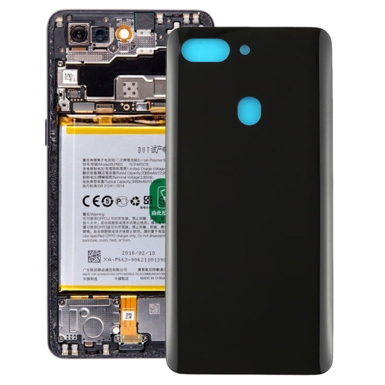 For OPPO R15 Pro Curved Back Cover (Black) - Back Cover by PMc TechLife | Online Shopping South Africa | PMc TechLife | Buy Now Pay Later Mobicred