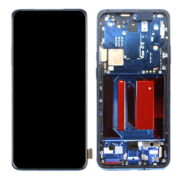 For OnePlus 7 Pro Digitizer Full Assembly with Frame OEM LCD Screen (Blue)