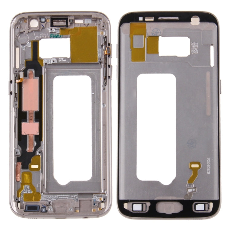For Galaxy S7 / G930 Front Housing LCD Frame Bezel Plate (Gold) - free shipping - PMc TechLife - Order now!