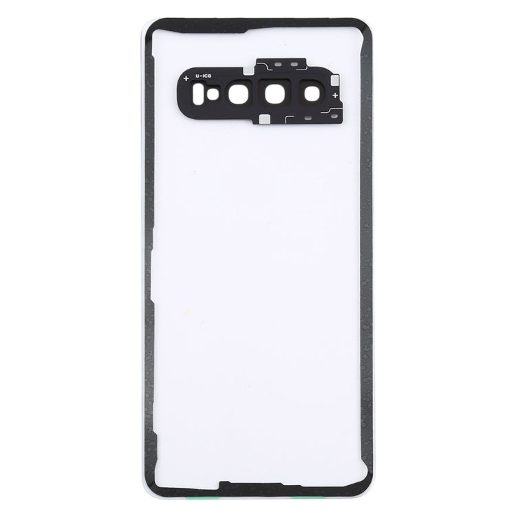 For Samsung Galaxy S10 G973F/DS G973U G973 SM-G973 Transparent Battery Back Cover with Camera Lens Cover (Transparent)