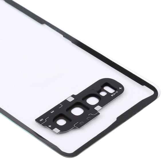 For Samsung Galaxy S10 G973F/DS G973U G973 SM-G973 Transparent Battery Back Cover with Camera Lens Cover (Transparent)