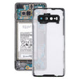 For Samsung Galaxy S10+ SM-G9750 G975F Transparent Battery Back Cover with Camera Lens Cover (Transparent) - free shipping - PMc TechLife - Order now!