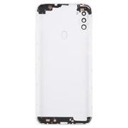 For Samsung Galaxy A11 SM-A115F Back Cover with Camera Lens Cover(White)