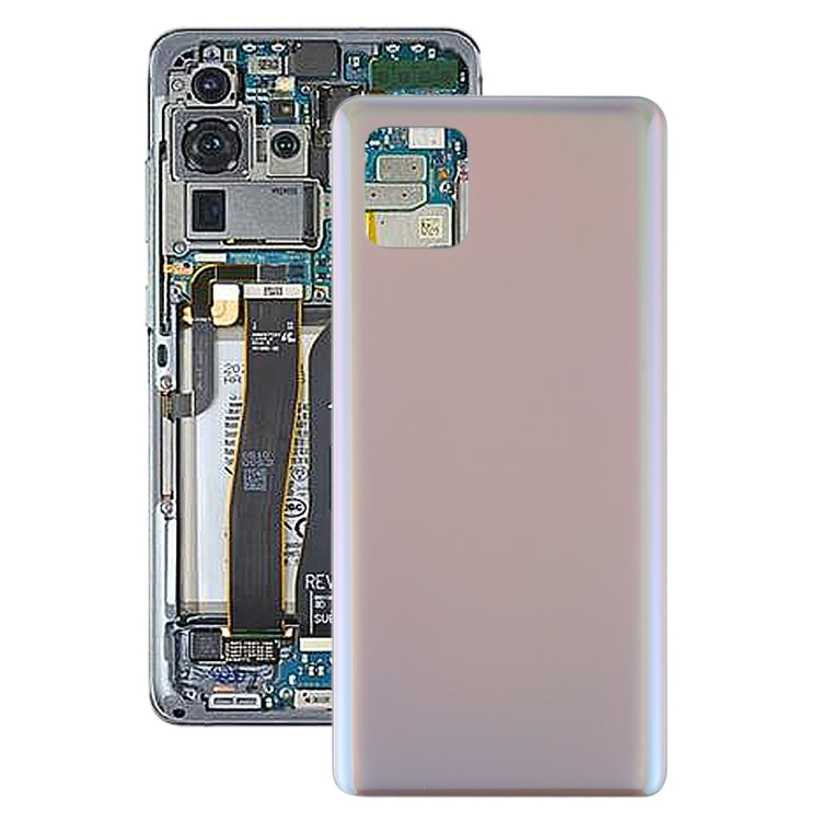For Samsung Galaxy A91 Battery Back Cover (Silver) - free shipping - PMc TechLife - Order now!