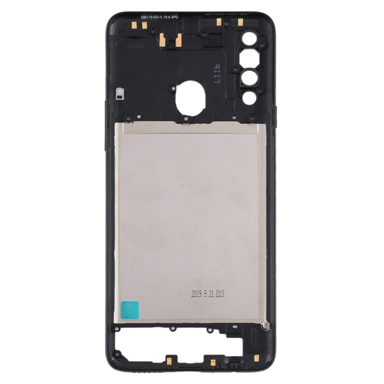 For Samsung Galaxy A20s  Middle Frame Bezel Plate (Black) - free shipping - PMc TechLife - Order now!