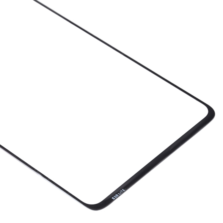 For Samsung Galaxy A71 Front Screen Outer Glass Lens (Black)