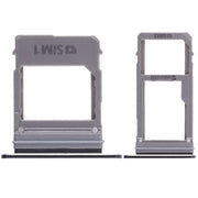 For Galaxy A520 / A720 2 SIM Card Tray + Micro SD Card Tray (Black)