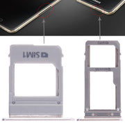 For Galaxy A520 / A720 2 SIM Card Tray + Micro SD Card Tray (Gold)