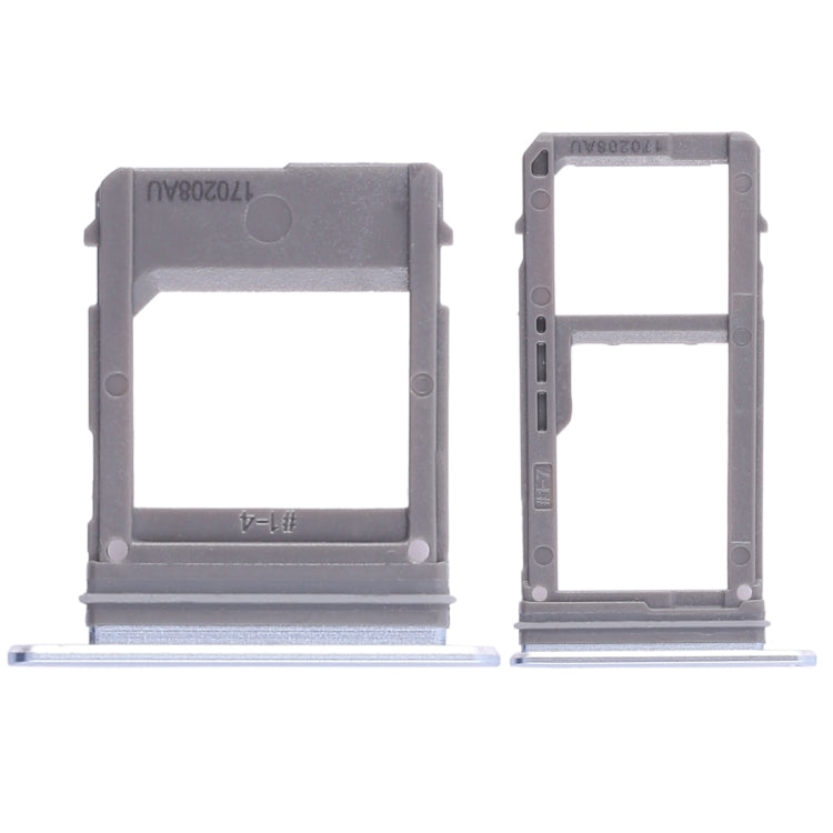 For Galaxy A520 / A720 2 SIM Card Tray + Micro SD Card Tray (Blue)