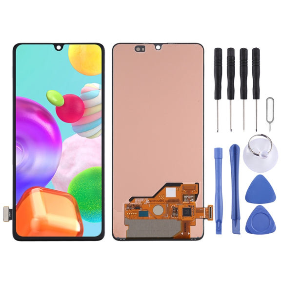 Super AMOLED LCD Screen for Samsung Galaxy A41 with Digitizer Full Assembly (Black)
