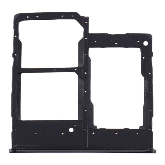 For Samsung Galaxy A20e SIM Card Tray + SIM Card Tray + Micro SD Card Tray (Black)