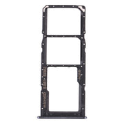 For Samsung Galaxy A71 SIM Card Tray + SIM Card Tray + Micro SD Card Tray (Black)