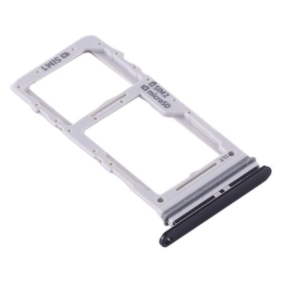 For Samsung Galaxy S20+ / Galaxy S20 Ultra SIM Card Tray + SIM Card Tray / Micro SD Card Tray (Black)
