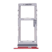 For Samsung Galaxy S20+ / Galaxy S20 Ultra SIM Card Tray + SIM Card Tray / Micro SD Card Tray (Red)