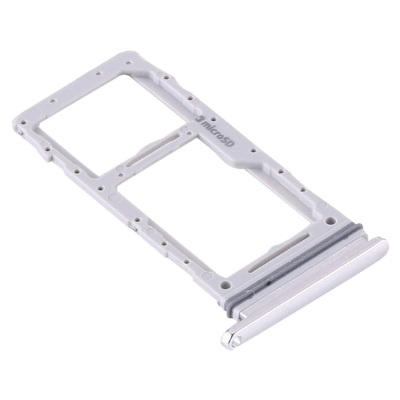 For Samsung Galaxy S20+ / Galaxy S20 Ultra SIM Card Tray + SIM Card Tray / Micro SD Card Tray (White)