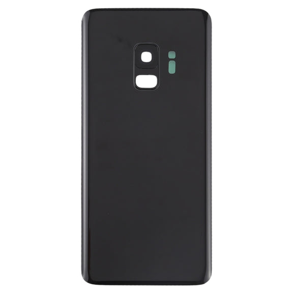 For Galaxy S9 Battery Back Cover with Camera Lens (Black)