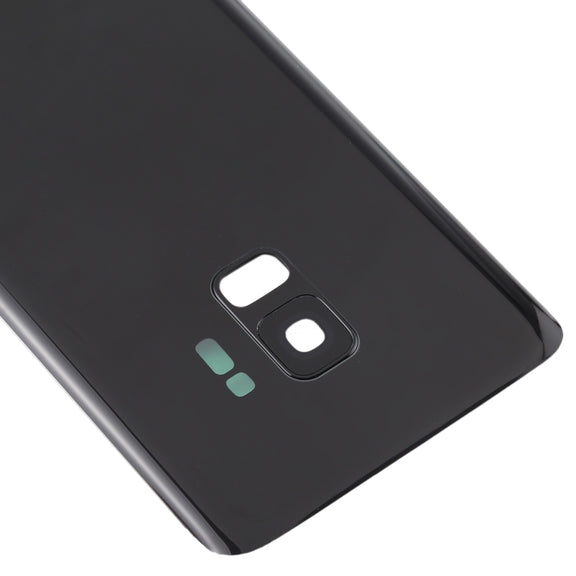 For Galaxy S9 Battery Back Cover with Camera Lens (Black)