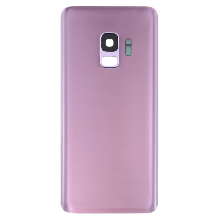 For Galaxy S9 Battery Back Cover with Camera Lens (Purple)