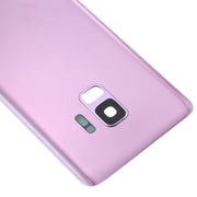 For Galaxy S9 Battery Back Cover with Camera Lens (Purple)