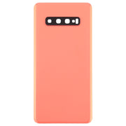 For Galaxy S10+ Battery Back Cover with Camera Lens (Pink)