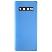 For Galaxy S10 Battery Back Cover with Camera Lens (Blue)