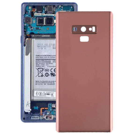 For Galaxy Note9 Battery Back Cover with Camera Lens (Gold)