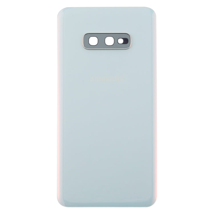 For Galaxy S10e Battery Back Cover with Camera Lens (White) - free shipping - PMC Jewellery - Order now!