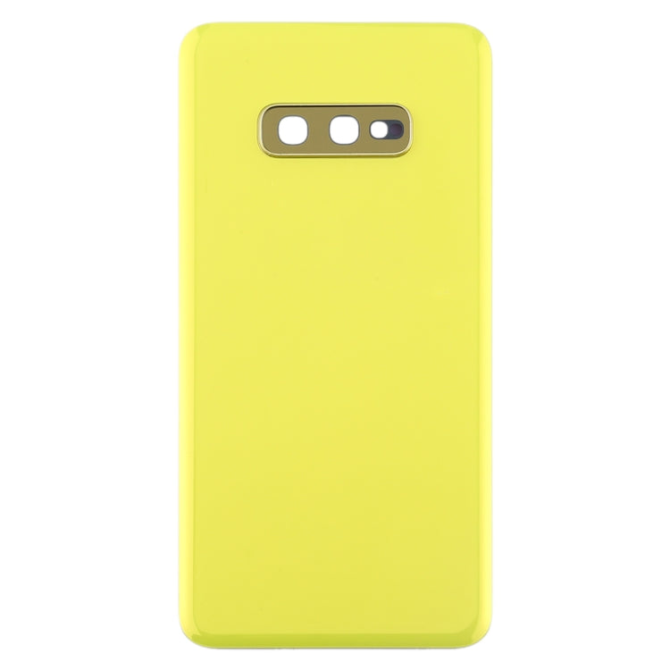 For Galaxy S10e Battery Back Cover with Camera Lens (Yellow) - free shipping - PMc TechLife - Order now!