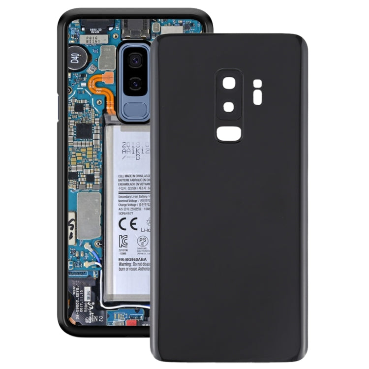 For Galaxy S9+ Battery Back Cover with Camera Lens (Black) - free shipping - PMc TechLife - Order now!