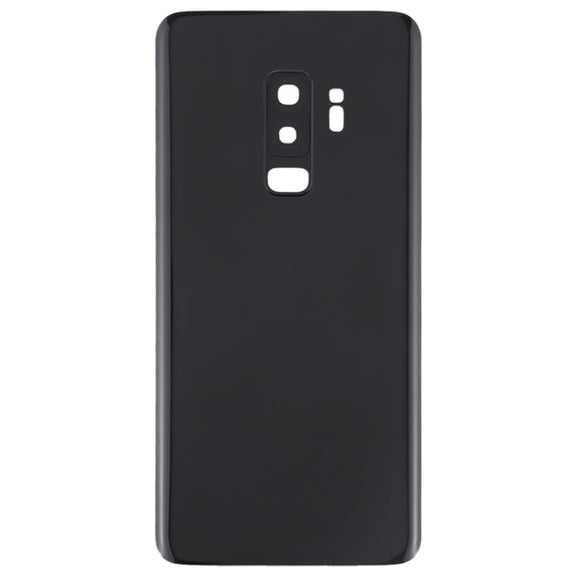 For Galaxy S9+ Battery Back Cover with Camera Lens (Black)