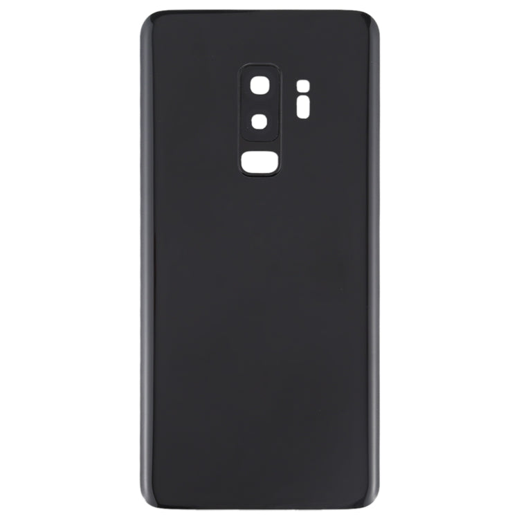 For Galaxy S9+ Battery Back Cover with Camera Lens (Black)