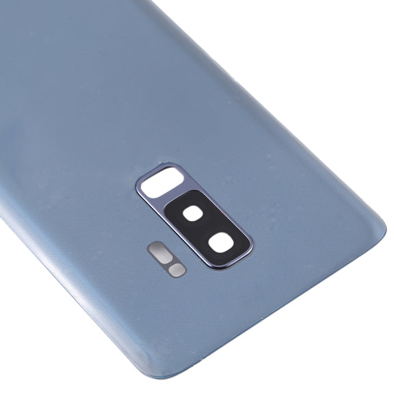 For Galaxy S9+ Battery Back Cover with Camera Lens (Blue)