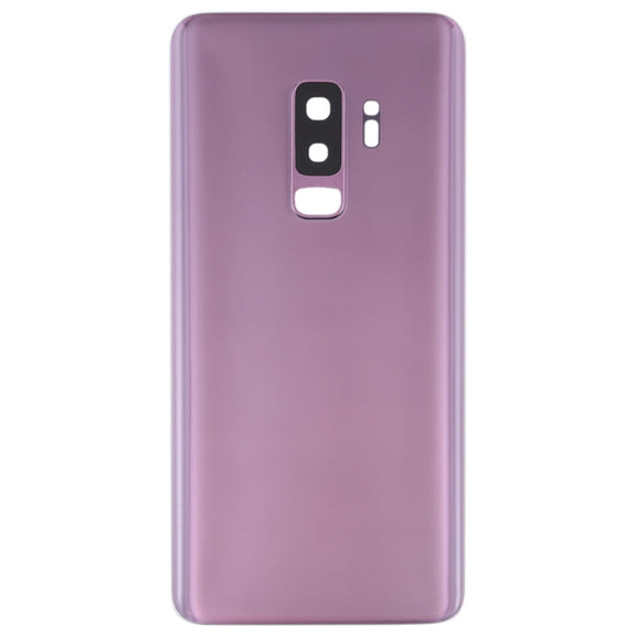 For Galaxy S9+ Battery Back Cover with Camera Lens (Purple)