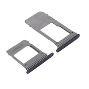 For Galaxy A5 (2017) / A520 & A7 (2017) / A720 SIM Card Tray + Micro SD Card Tray, Single Card (Black)