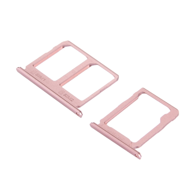 For Galaxy C9 Pro / C9000 SIM Card Tray + Micro SD Card Tray (Rose Gold) - free shipping - PMc TechLife - Order now!
