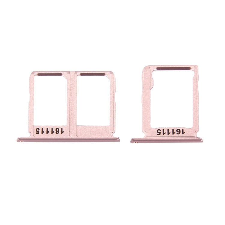 For Galaxy C9 Pro / C9000 SIM Card Tray + Micro SD Card Tray (Rose Gold) - free shipping - PMc TechLife - Order now!