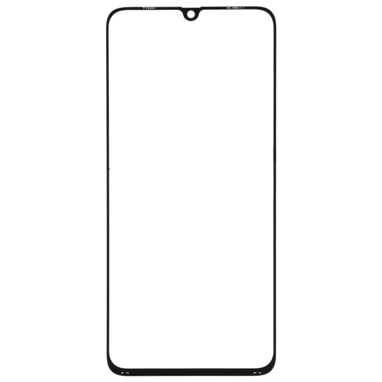 For Galaxy A70 Front Screen Outer Glass Lens (Black)