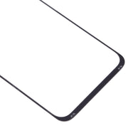 For Galaxy A40 Front Screen Outer Glass Lens (Black)