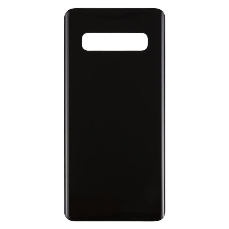 For Galaxy S10+ Battery Back Cover (Black)