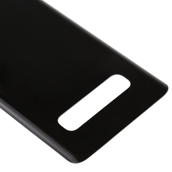 For Galaxy S10+ Battery Back Cover (Black)