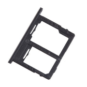 For Galaxy Tab A 10.5 inch T595 4G SIM Card Tray + Micro SD Card Tray (Black)