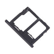 For Galaxy Tab A 10.5 inch T595 4G SIM Card Tray + Micro SD Card Tray (Black)