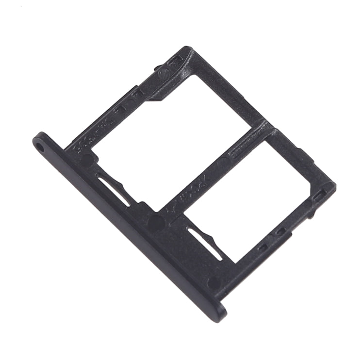 For Galaxy Tab A 10.5 inch T595 4G SIM Card Tray + Micro SD Card Tray (Black)