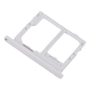 For Galaxy Tab A 10.5 inch T595 4G SIM Card Tray + Micro SD Card Tray (White)