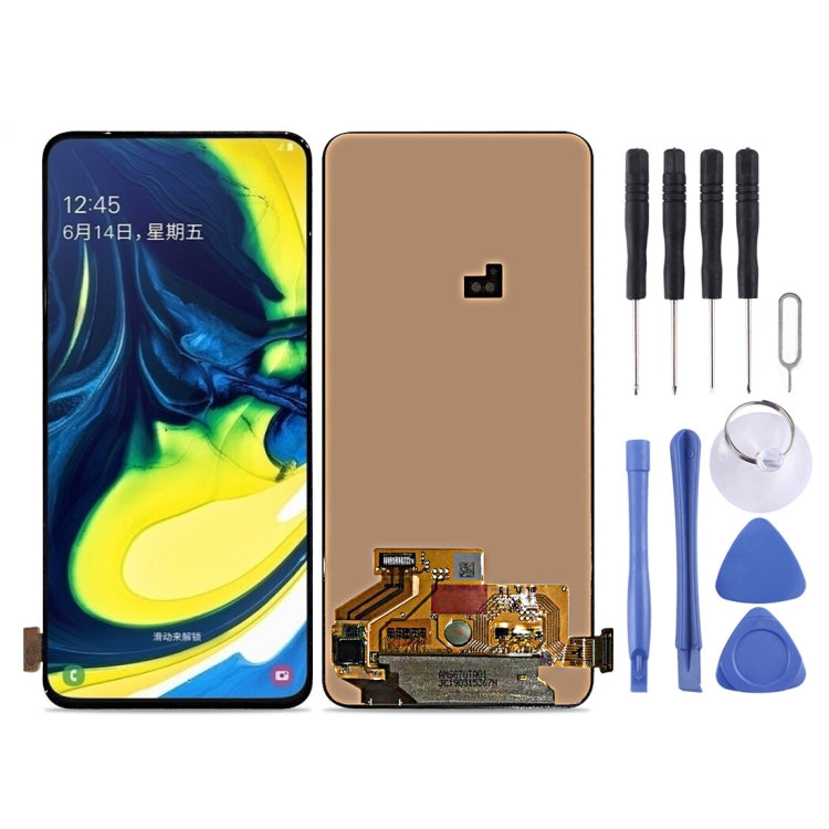 Original Super AMOLED LCD Screen for Galaxy A80 A90 A805F with Digitizer Full Assembly (Black) - free shipping - PMc TechLife - Order now!