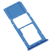 For Galaxy A7 (2018) / A750F SIM Card Tray + Micro SD Card Tray (Blue)