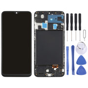 Original Super AMOLED LCD Screen for Galaxy A20 Digitizer Full Assembly with Frame