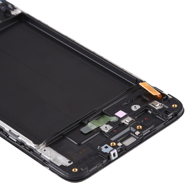 Original Super AMOLED LCD Screen for Galaxy A70 Digitizer Full Assembly with Frame