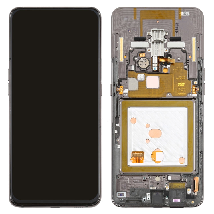 Original Super AMOLED LCD Screen for Galaxy A80 Digitizer Full Assembly with Frame (Black) - free shipping - PMc TechLife - Order now!